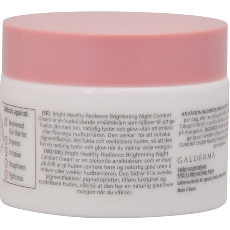 Cetaphil Brightening Night Comfort Cream | 50 gr fra Cetaphil på Mecindo.dk
