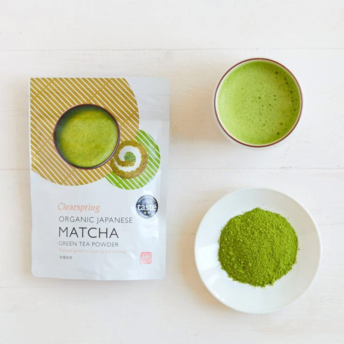 Clearspring Matcha Grøn Te Pulver (Premium Grade) | 40 gr fra Clearspring på Mecindo.dk