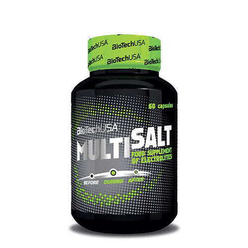 BioTechUSA Biotech Multisalt Elektrolytter | 60 kapsler fra BioTechUSA på Mecindo.dk