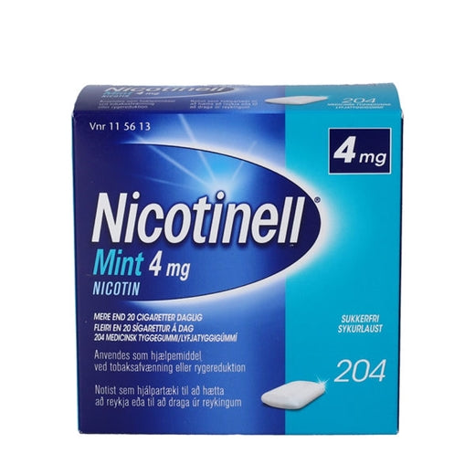 Nicotinell Mint 4 mg fra Nicotinell på Mecindo.dk