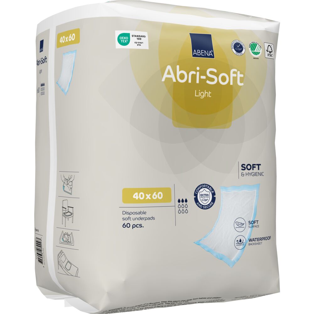 Abena Abri-soft Underlag 60x40 cm | Light