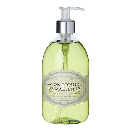 Savon De Marseille Håndsaebe - Citron / Mynte | 500 ml fra Savon De Marseille på Mecindo.dk