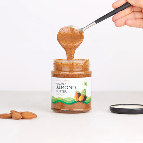Clearspring Mandelsmør Smooth Økologisk | 170 gr fra Clearspring på Mecindo.dk