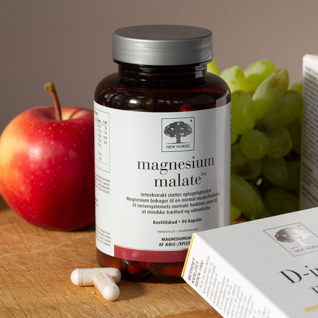 New Nordic Magnesium Malate | 90 kapsler fra New Nordic på Mecindo.dk