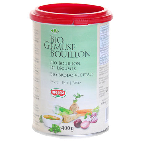 Morga Grønsagsbouillon Økologisk Gaerekstrak Glutenfri | 400 gr fra Morga på Mecindo.dk