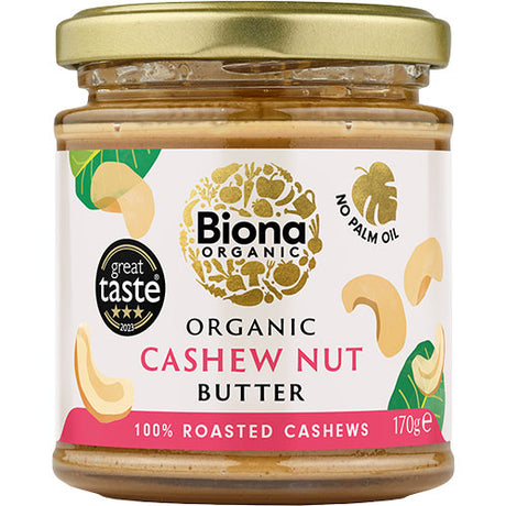 Biona Organic Cashewsmør Økologisk | 170 g fra Biona Organic på Mecindo.dk