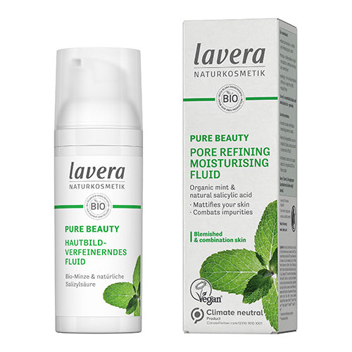 lavera Pure Beauty Pore Refining Moisturizing Fluid | 50 ml fra lavera på Mecindo.dk