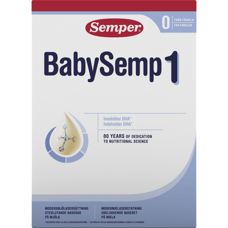 Semper Babysemp 1 Modermælkserstatning 0 - 6 Mdr. | 800 g