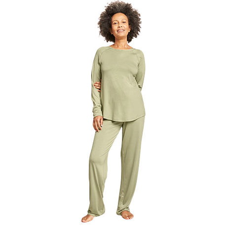 Boody Goodnight Raglan Sleep Top Sage | Str. L fra Boody på Mecindo.dk