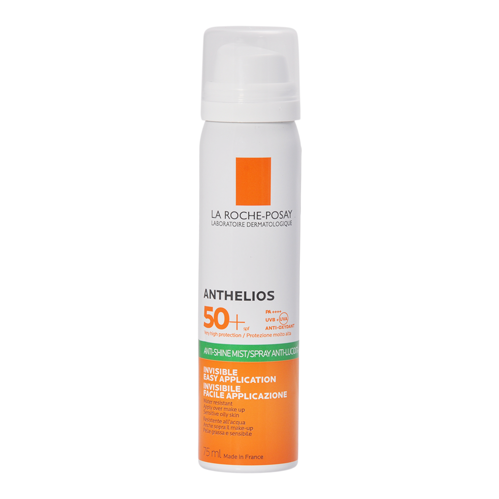 La Roche Posay Anthelios Anti Shine Face Mist Spf50+ | 75 ml fra La Roche Posay på Mecindo.dk