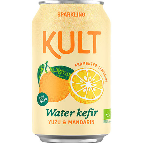 KULT Vandkefir 33 cl | Yuzu & Mandarin fra KULT på Mecindo.dk