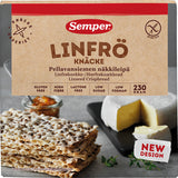 Semper Knaekbrød Hørfrø Glutenfri Semper | 230 gr fra Semper på Mecindo.dk