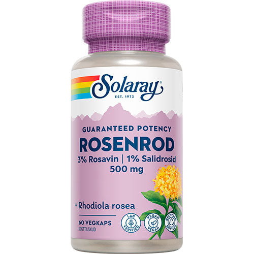 Solaray Rosenrod Gp Ekstrakt | 60 kapsler fra Solaray på Mecindo.dk