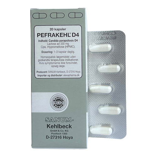 Sanum Pefrakehl Kapsler D4 | 20 kapsler fra Sanum på Mecindo.dk