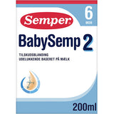 Semper Babysemp 2 Drikkeklar | 200 ml fra Semper på Mecindo.dk