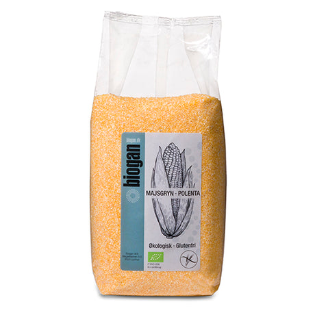 Biogan Økologiske Majsgryn | 1 kg fra Biogan på Mecindo.dk
