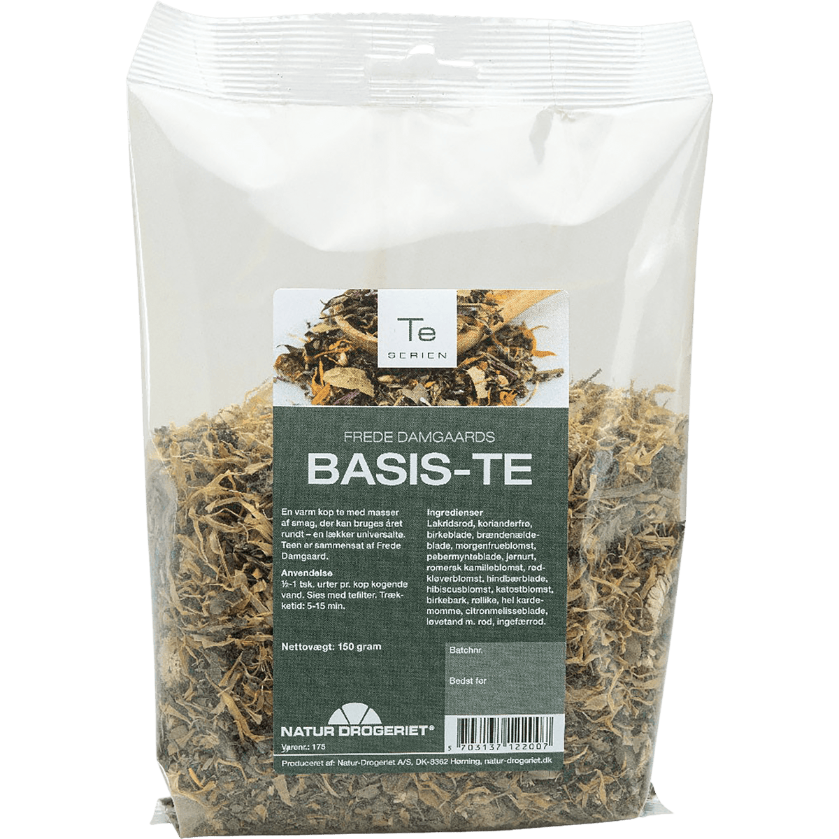 Natur-Drogeriet Basis Te Frede Damgaard | 150 g fra Natur-Drogeriet på Mecindo.dk