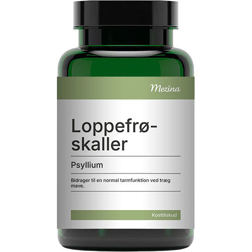Mezina Loppefrøskaller Psyllium kapsler | 180 KAP fra Mezina på Mecindo.dk