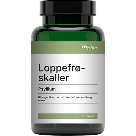Mezina Loppefrøskaller Psyllium kapsler | 180 KAP fra Mezina på Mecindo.dk