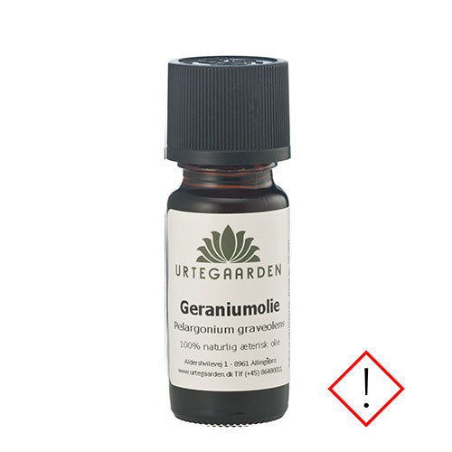Urtegaarden Geraniumolie | 10 ml fra Urtegaarden på Mecindo.dk