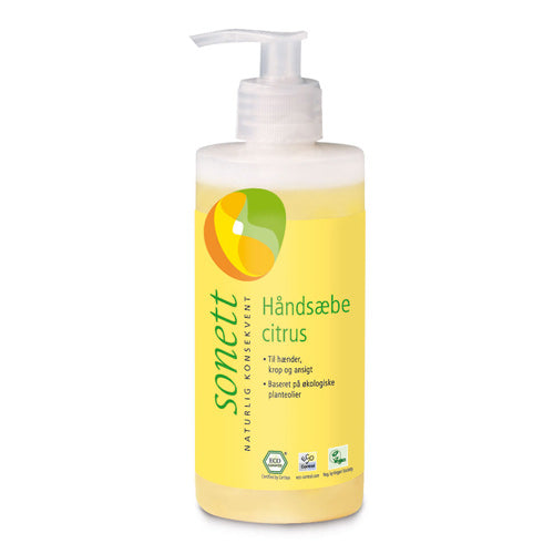 Sonett Håndsaebe Citrus | 300 ml fra Sonett på Mecindo.dk