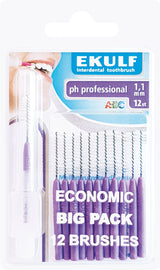 Ekulf PH Professional Mellemrumsbørste | 1,1mm fra Ekulf på Mecindo.dk