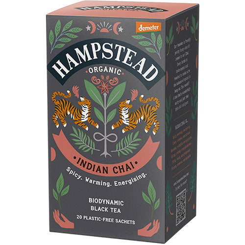 Hampstead Tea Indian Chai Te Økologisk Demeter | 20 br