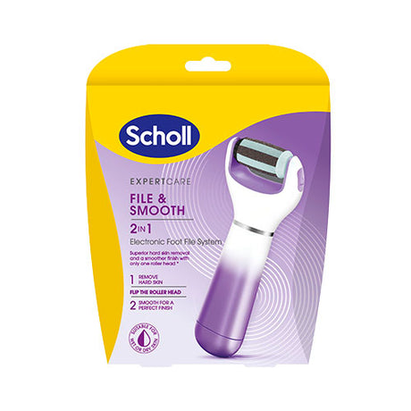 Scholl 2-i-1 Elektrisk Fodfil fra Scholl på Mecindo.dk