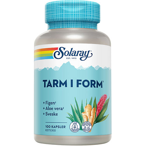 Solaray Naturlig Tarm I Form | 100 kapsler fra Solaray på Mecindo.dk