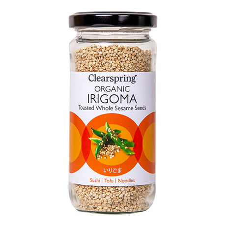 Clearspring Irigoma Ristede Hele Sesamfrø Økologisk | 100 gr fra Clearspring på Mecindo.dk