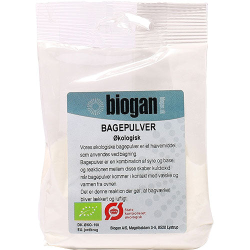 Biogan Bagepulver Økologisk | 100 gr fra Biogan på Mecindo.dk