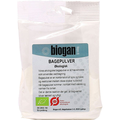 Biogan Bagepulver Økologisk | 100 gr fra Biogan på Mecindo.dk