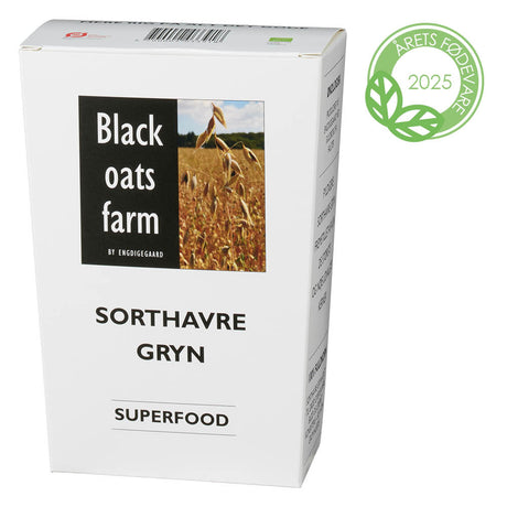 Blackoatsfarm Havregryn Sort, Grovvalsede Økologisk | 835 gr fra Blackoatsfarm By Engdigegaard på Mecindo.dk