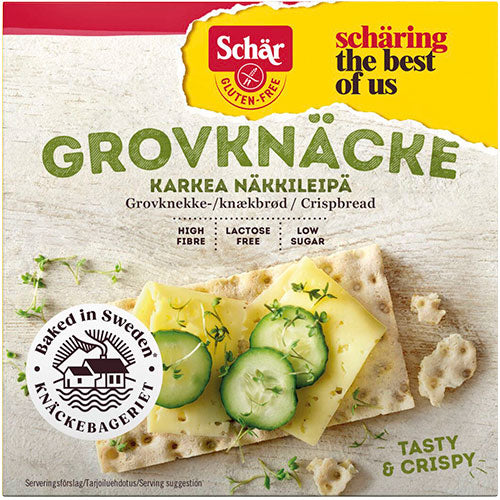 Semper Knækbrød Grov Glutenfri | 215 g fra Schär på Mecindo.dk
