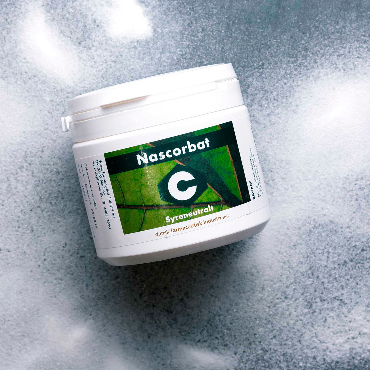 DFI Nascorbat (Syreneut. C-vitamin) | 500 gr fra Grønne dfi vitaminer på Mecindo.dk