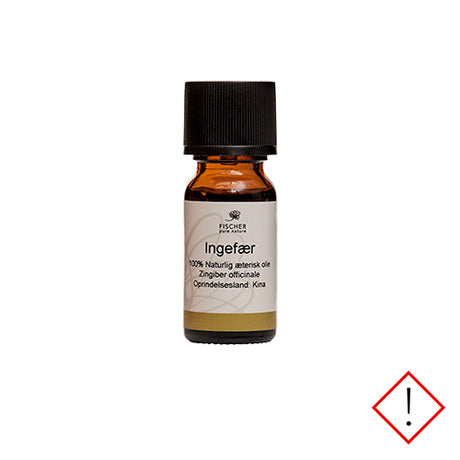 Fischer Pure Nature Ingefaerolie AEterisk | 10 ml fra Fischer Pure Nature på Mecindo.dk