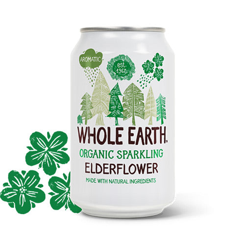 Whole Earth Hyldeblomst Sodavand Ø | 330 ml fra Whole Earth på Mecindo.dk