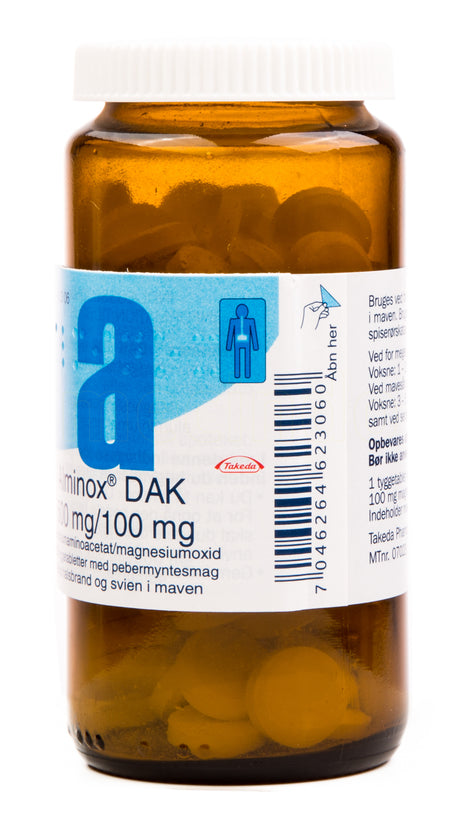 Alminox Dak Tyggetabletter | 100 Tabl. fra Otinova på Mecindo.dk