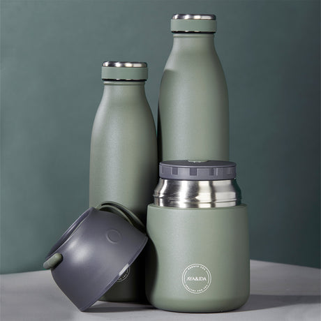 AYA&IDA Drinking Bottle 750ml | Tropical Green fra AYA&IDA på Mecindo.dk