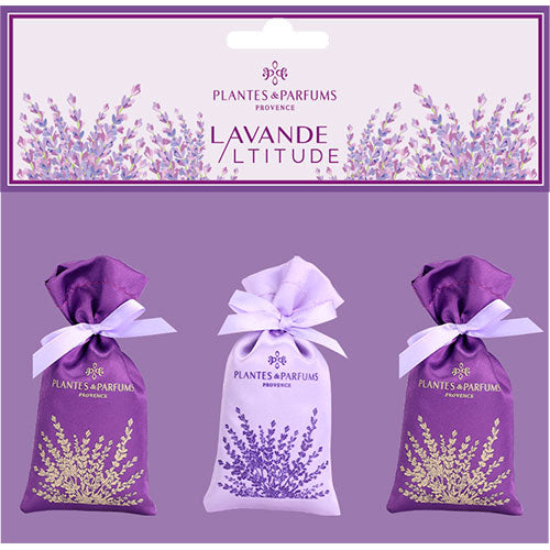 Plantes & Parfums Lavendelposer i Bomuldssatin | 3x18 gr fra Plantes & Parfums på Mecindo.dk
