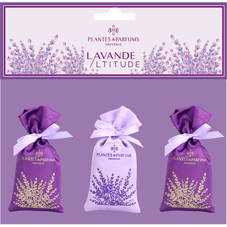 Plantes & Parfums Lavendelposer i Bomuldssatin | 3x18 gr fra Plantes & Parfums på Mecindo.dk