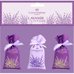 Plantes & Parfums Lavendelposer i Bomuldssatin | 3x18 gr