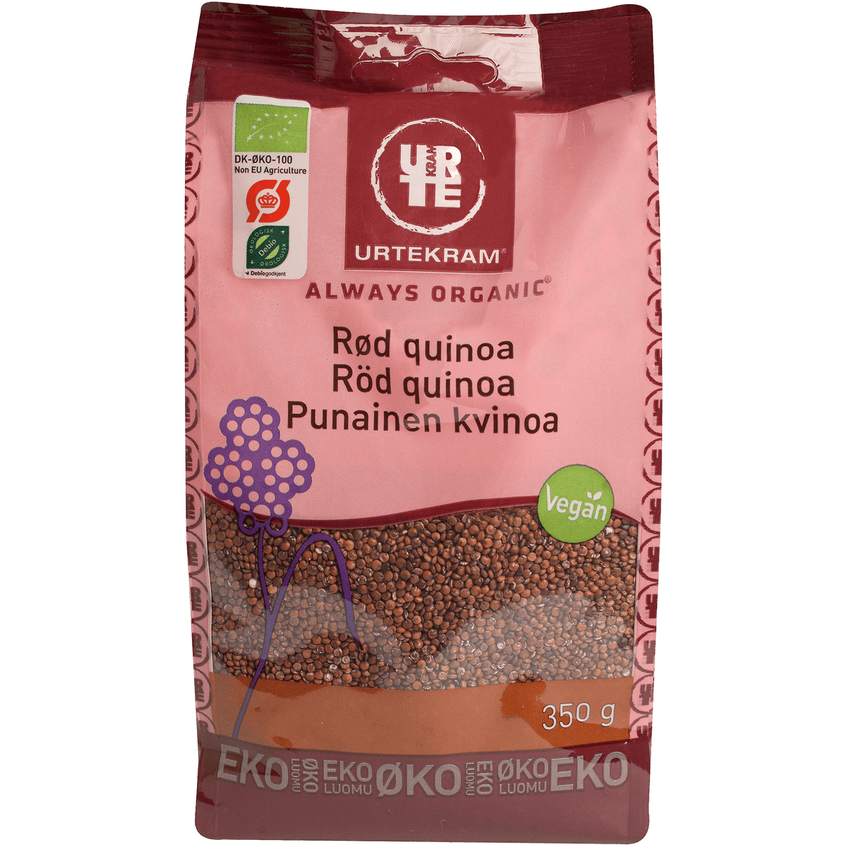 Urtekram Quinoa Rød Økologisk | 350 g