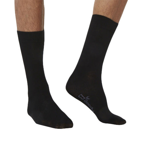 Boody Men´s Everyday Crew Socks Sort | Str. 38-45 fra Boody på Mecindo.dk