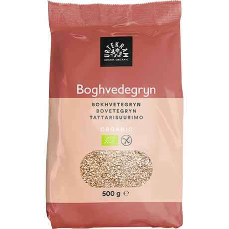 Urtekram Boghvede Gryn Knaekket Økologisk | 500 gr fra Urtekram på Mecindo.dk