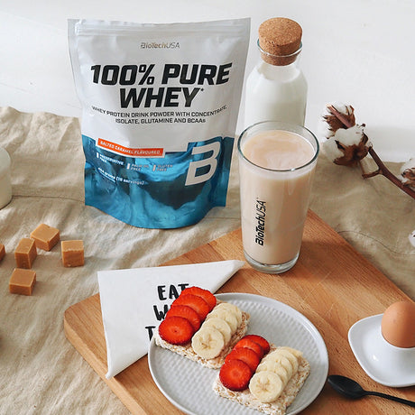 BioTechUSA 100% Pure Whey Protein Pulver (454 gr) | Salted Caramel fra BioTechUSA på Mecindo.dk