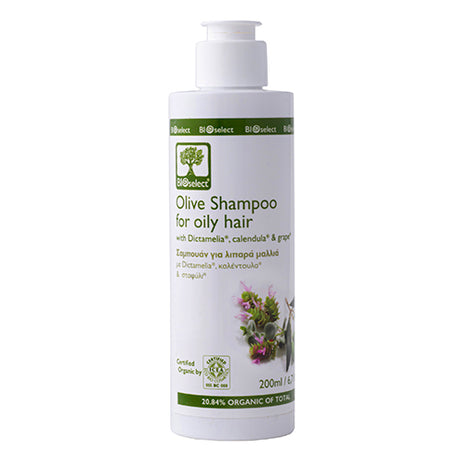 BIOselect Oliven Shampo Fedtet Hår Bioeco | 200 ml fra BIOselect på Mecindo.dk