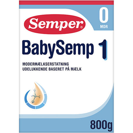 Semper Babysemp 1 Modermælkserstatning 0 - 6 Mdr. | 800 g fra Semper på Mecindo.dk