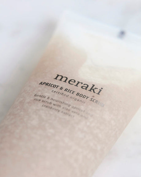 Meraki Apricot And Rice Body Scrub  | 150 ml fra Meraki på Mecindo.dk