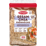 Semper Knaekbrød Sesam & Chia | 170 gr fra Semper på Mecindo.dk